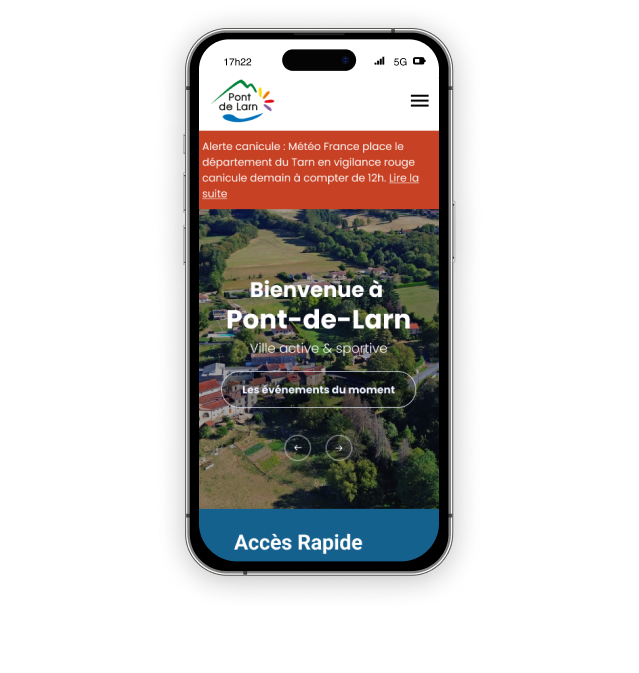 Version mobile pont de l'arn