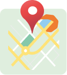 Carte des points d'intérêts